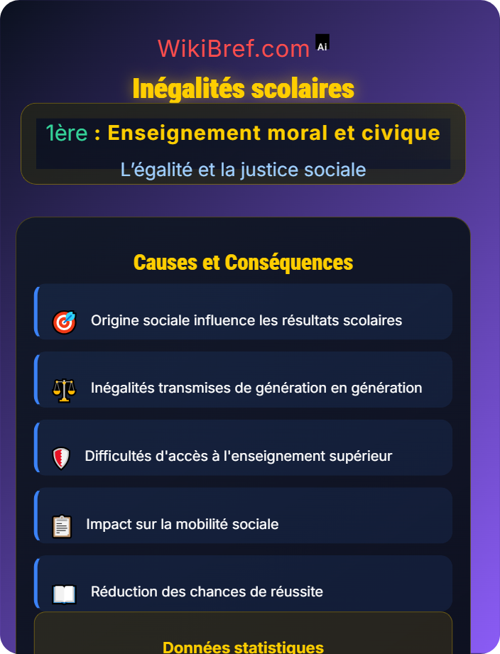 Inégalités scolaires Les inégalités