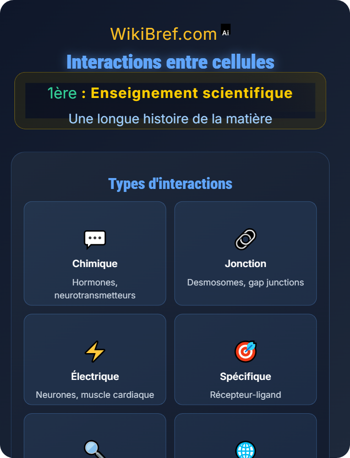 Interactions entre cellules Une structure complexe : la cellule vivante