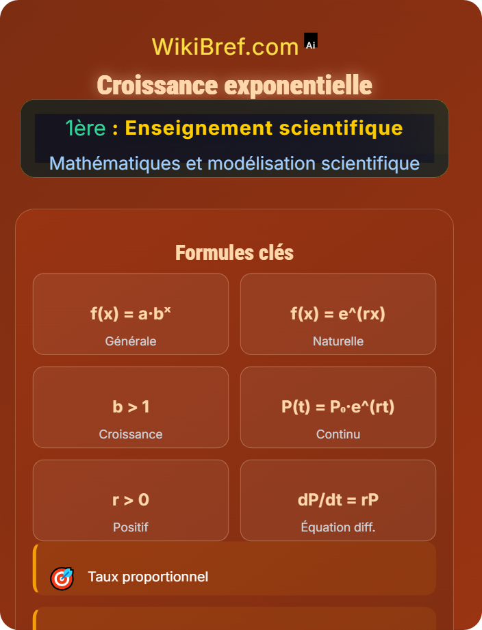 Croissance exponentielle Modèles exponentiels et suites géométriques