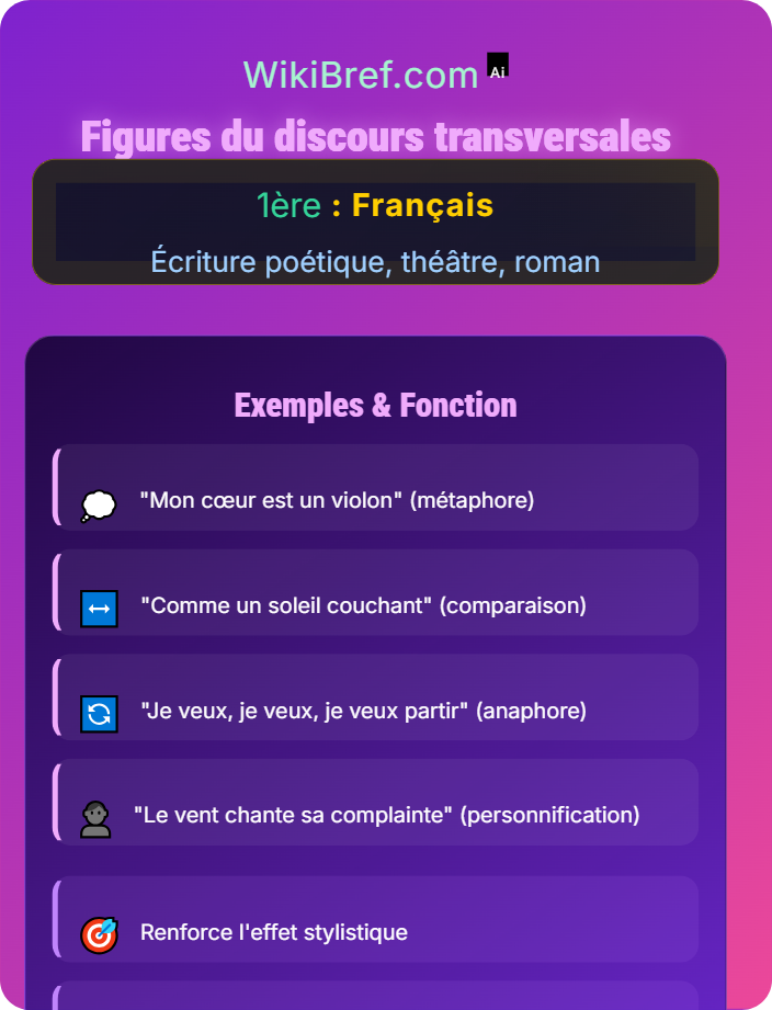 Figures du discours transversales Approches comparatives