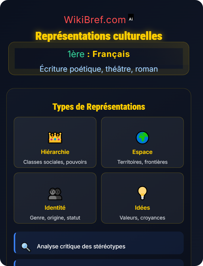 Représentations culturelles Interprétations critiques