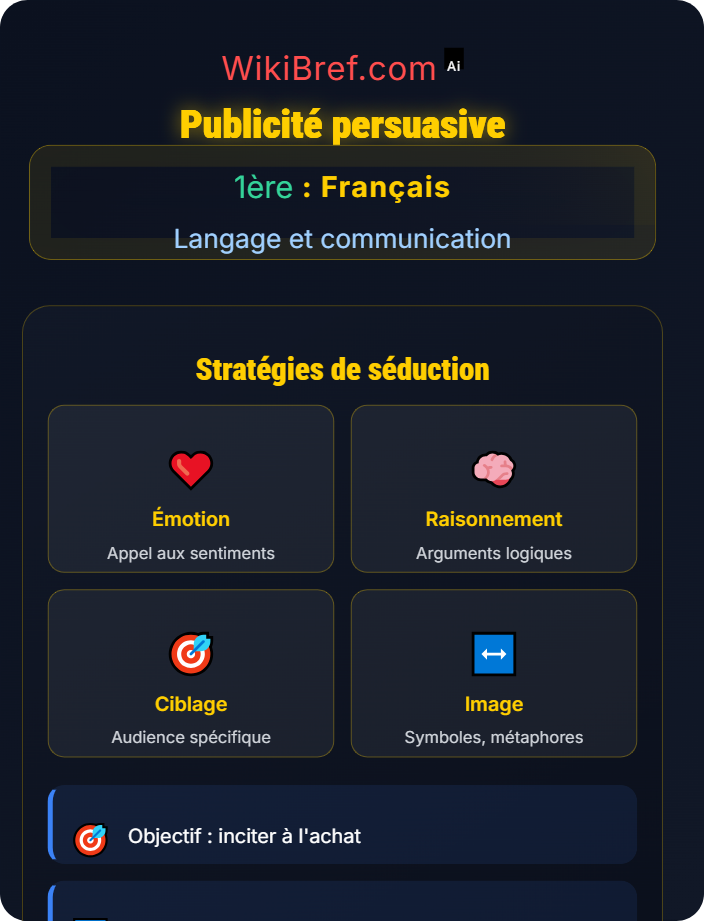 Publicité persuasive La persuasion et l’influence