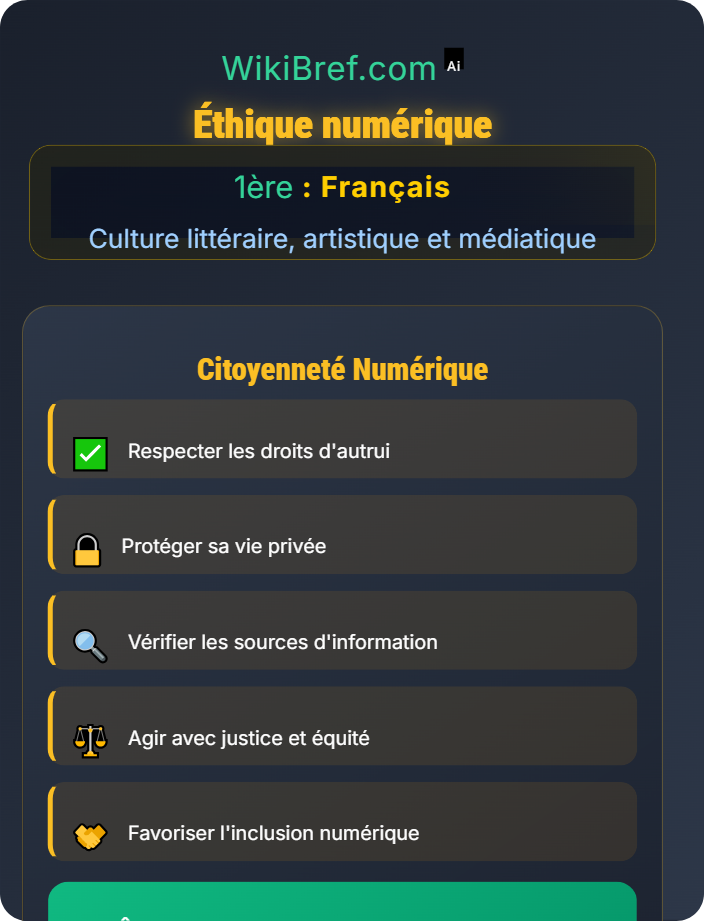 Éthique numérique Éducation aux médias