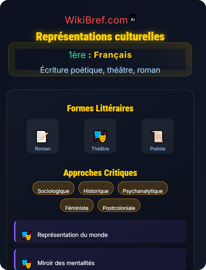 Représentations culturelles Interprétations critiques