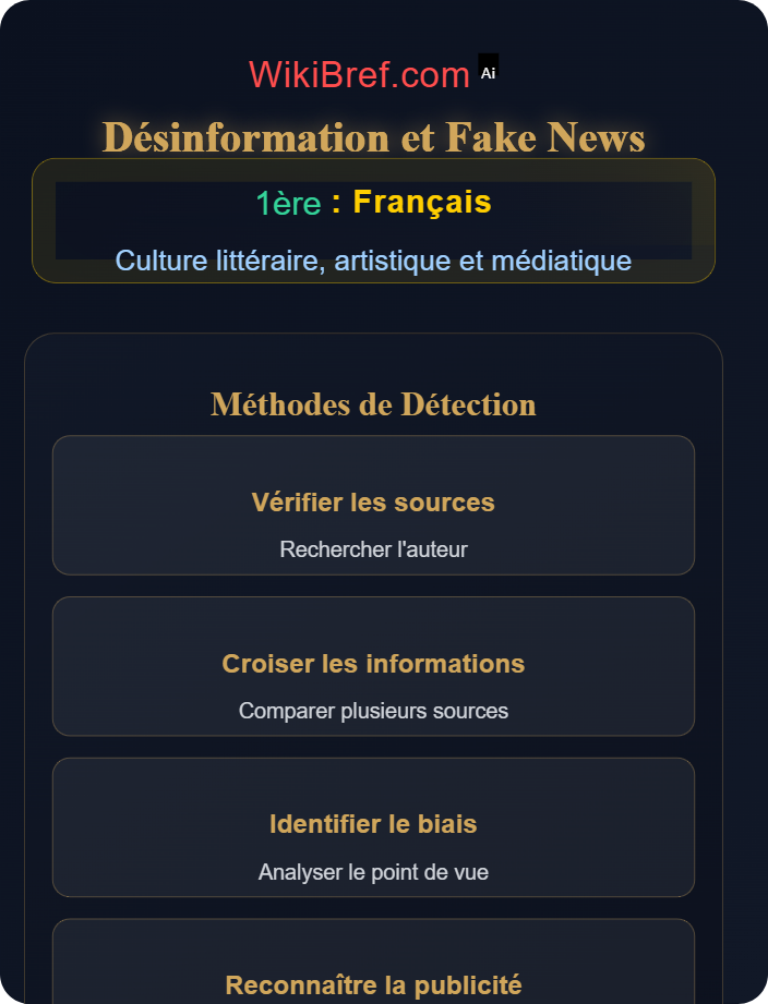 Désinformation et fake news Éducation aux médias