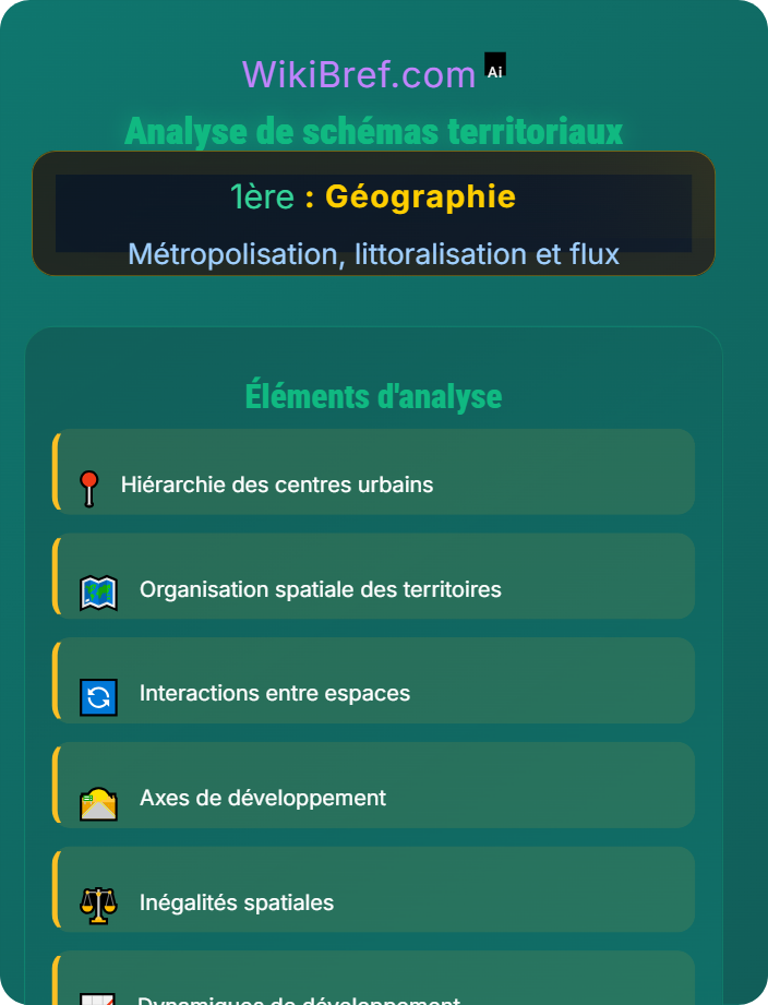 Analyse de schémas territoriaux Territorialisation des réseaux de transport