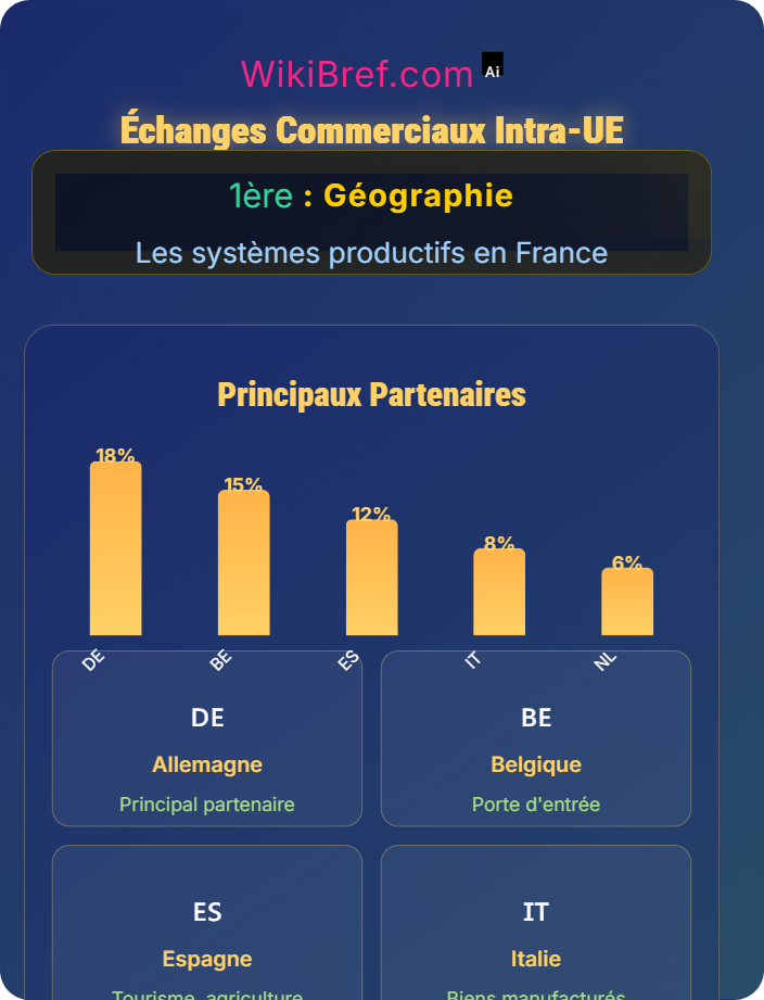 Échanges commerciaux intra-UE France et intégration européenne