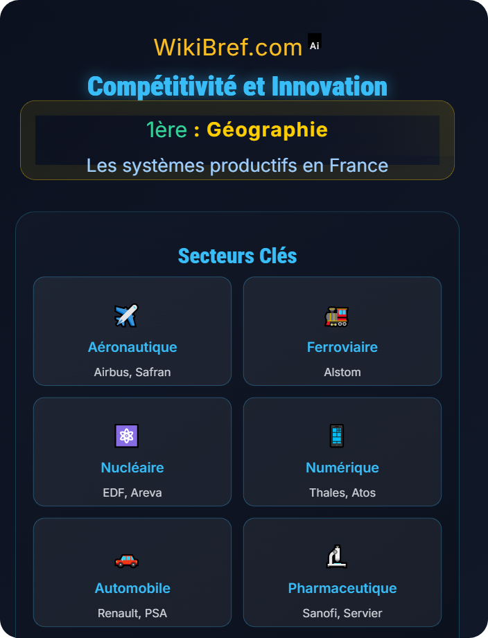 Compétitivité et innovation France et intégration européenne