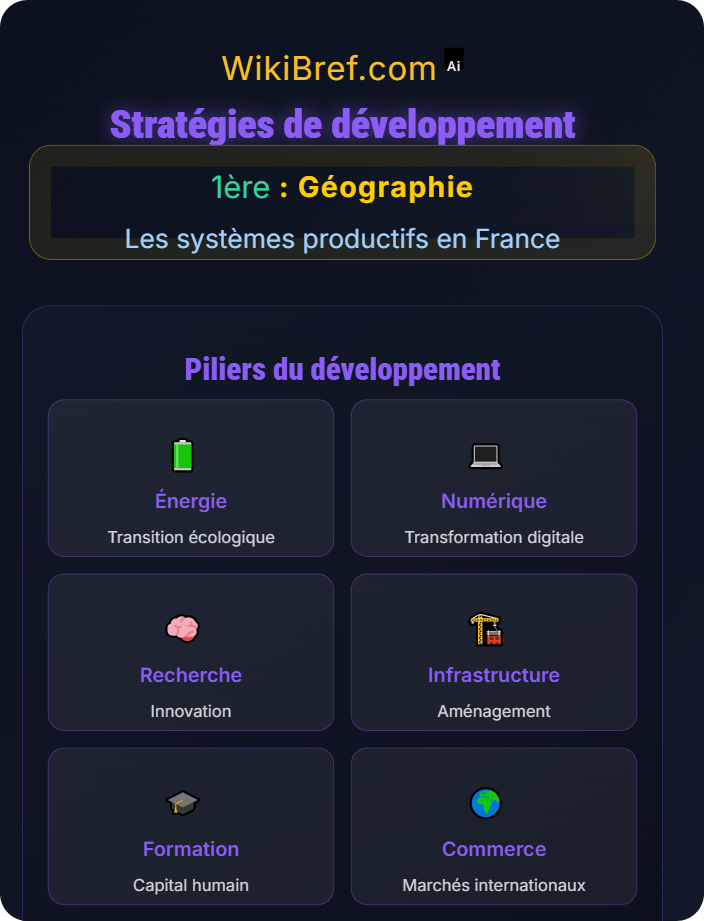 Stratégies de développement Commerce mondial et territoires français