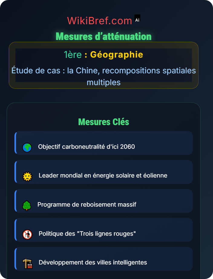 Mesures d’atténuation Ressources et environnement sous pression