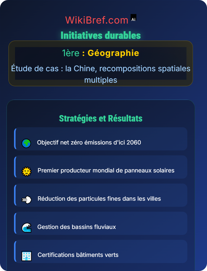 Initiatives durables Ressources et environnement sous pression