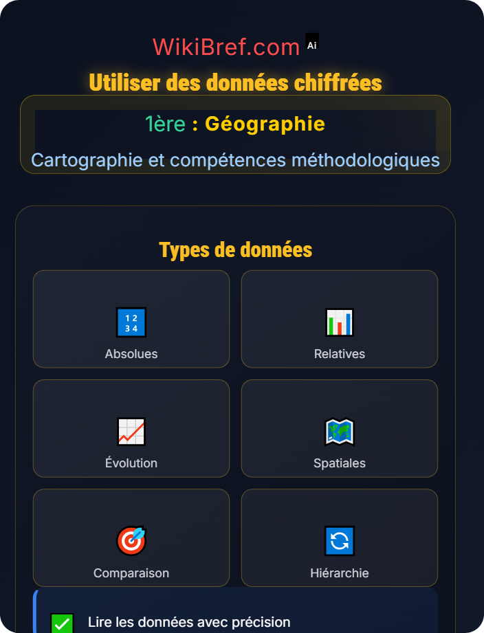 Utiliser des données chiffrées Analyse de documents géographiques
