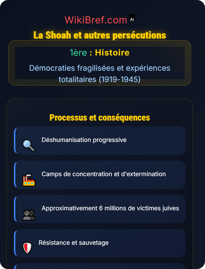 La Shoah et autres persécutions Génocide et conséquences