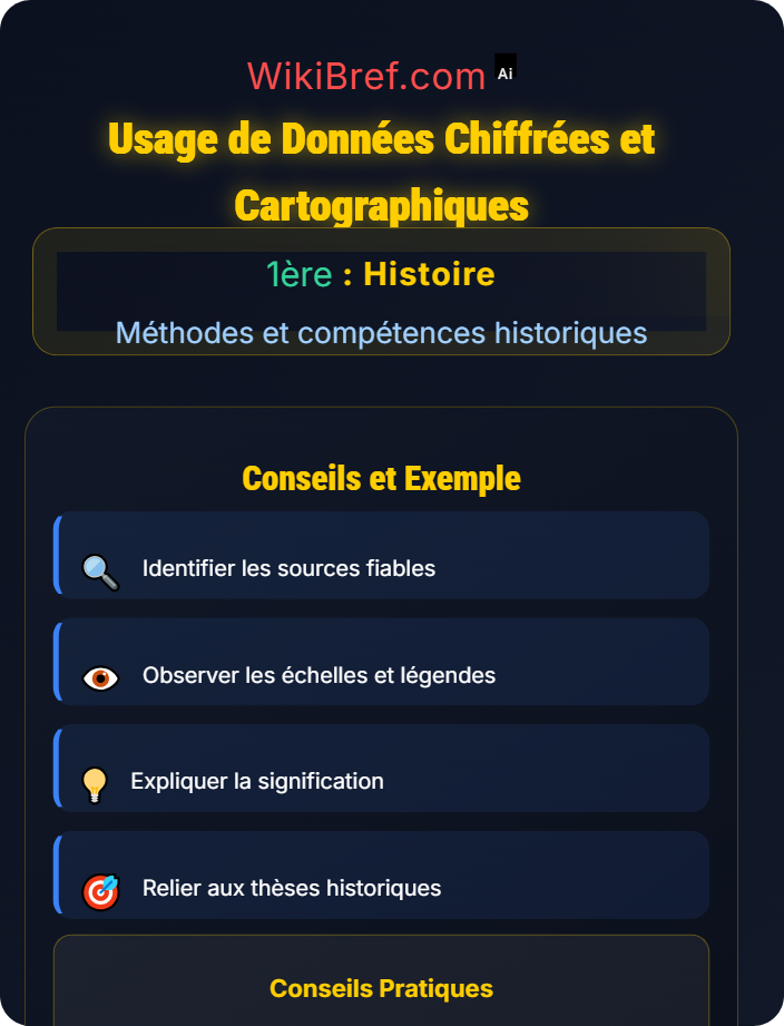 Usage de données chiffrées et cartographiques Compétences orales