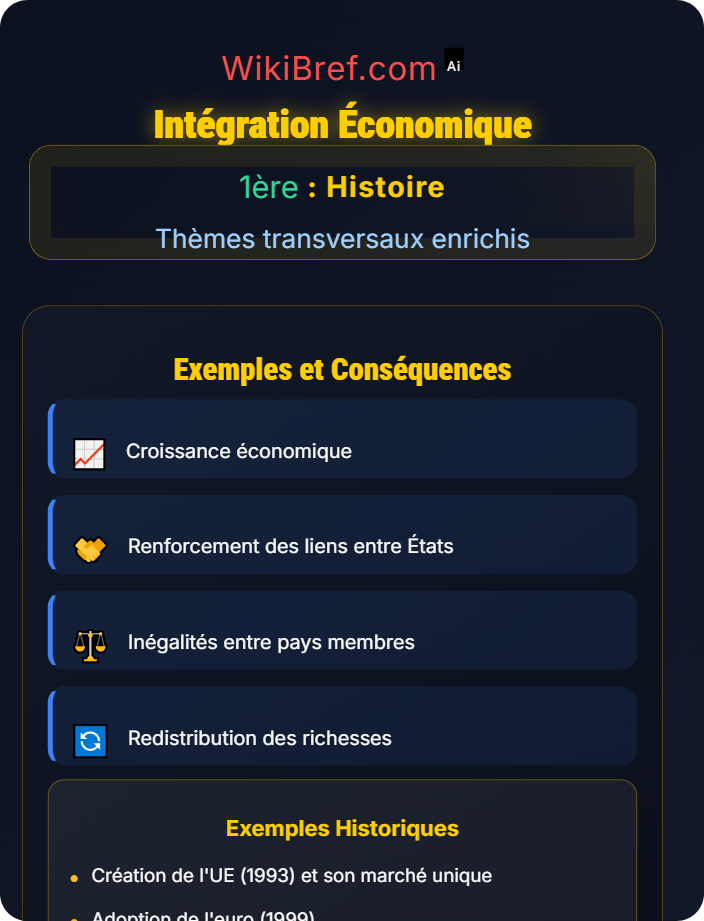 Intégration économique Mondialisation