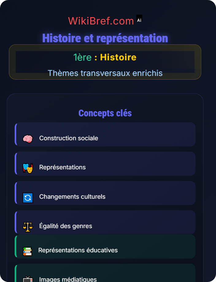 Histoire et représentation Genre et histoire