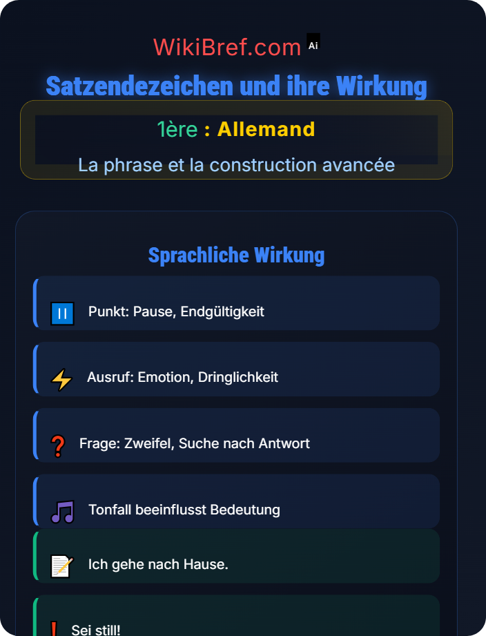 Satzendezeichen und ihre Wirkung Die Satzzeichen und Interpunktion