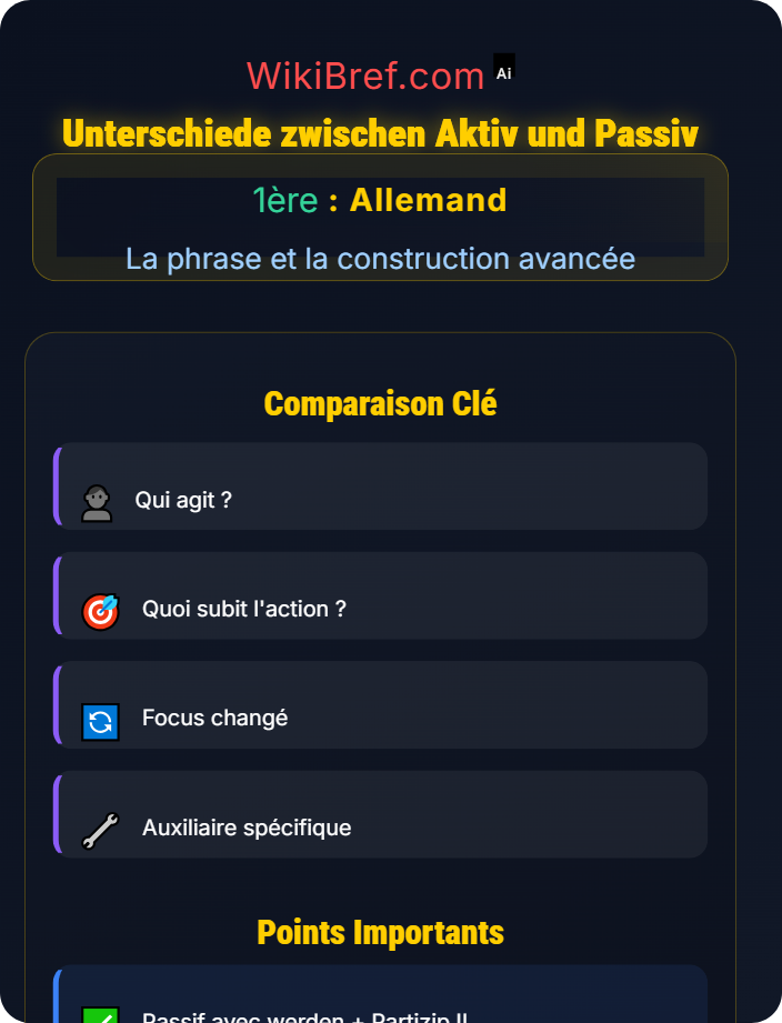 Unterschiede zwischen Aktiv und Passiv Die passive Konstruktion
