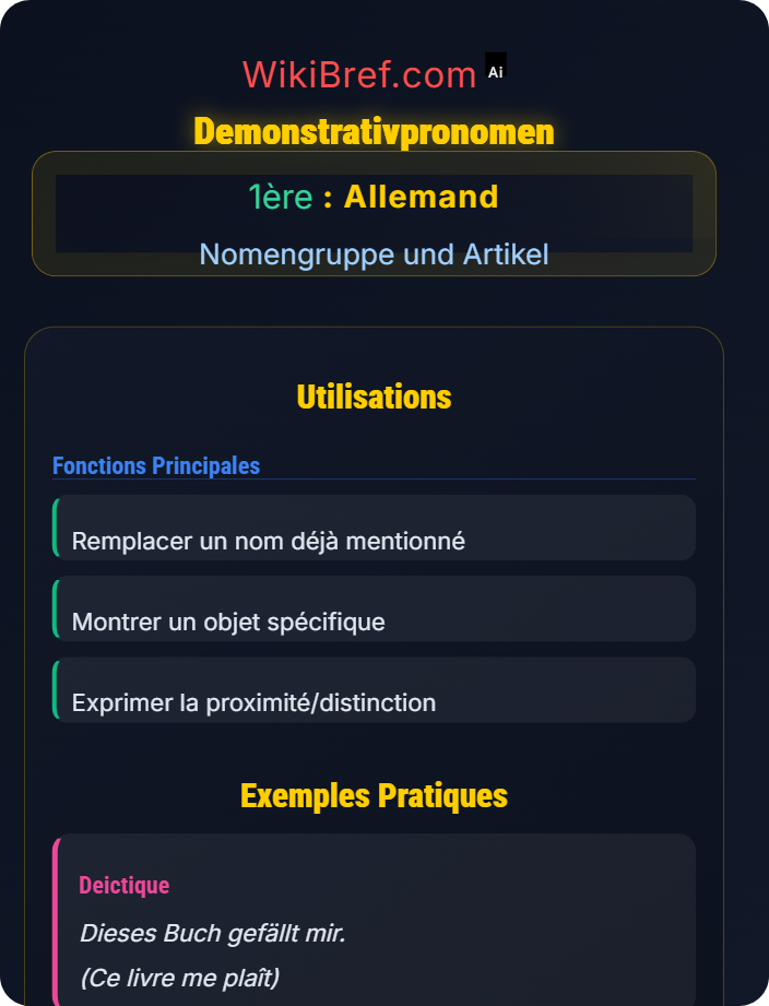 Demonstrativpronomen Pronomen in komplexen Sätzen