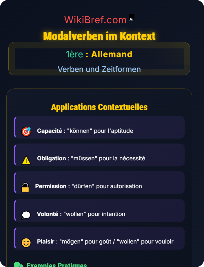 Modalverben im Kontext Konjugation und Verbformen
