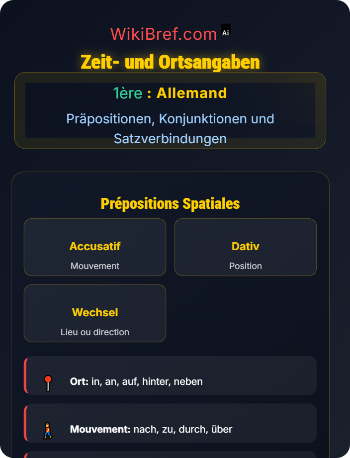 Zeit- und Ortsangaben Präpositionen und Fälle