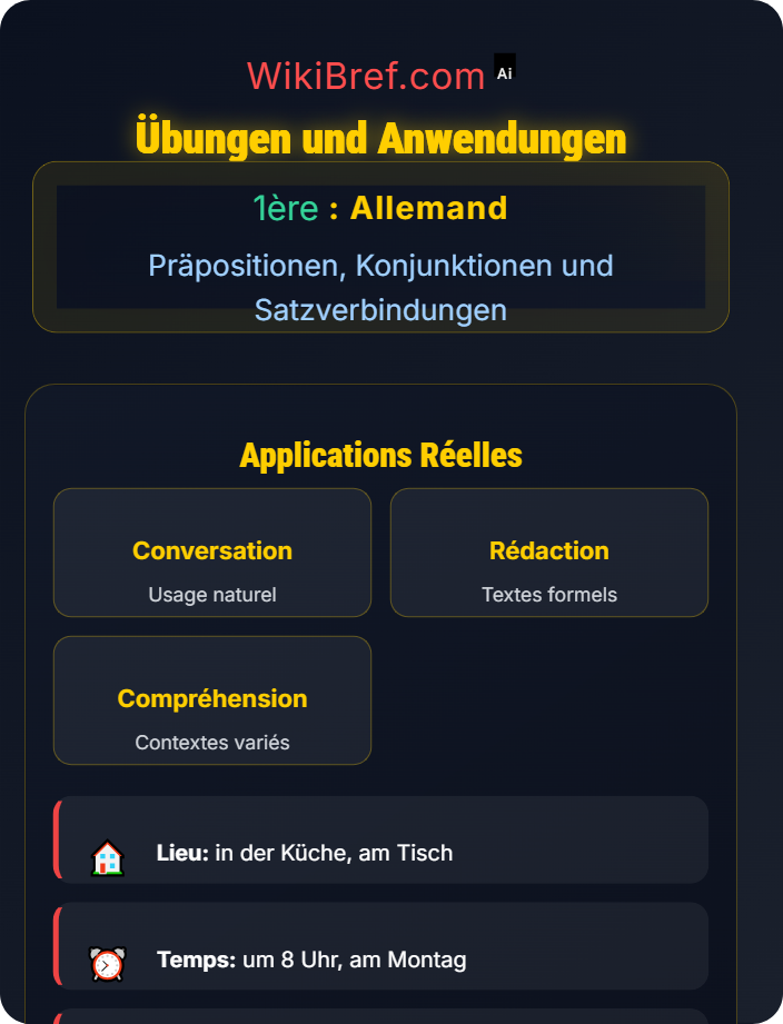 Übungen und Anwendungen Präpositionen und Fälle