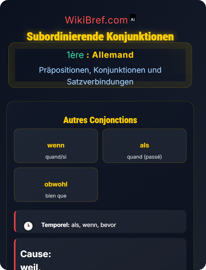 Subordinierende Konjunktionen Konjunktionen und Satzverknüpfung