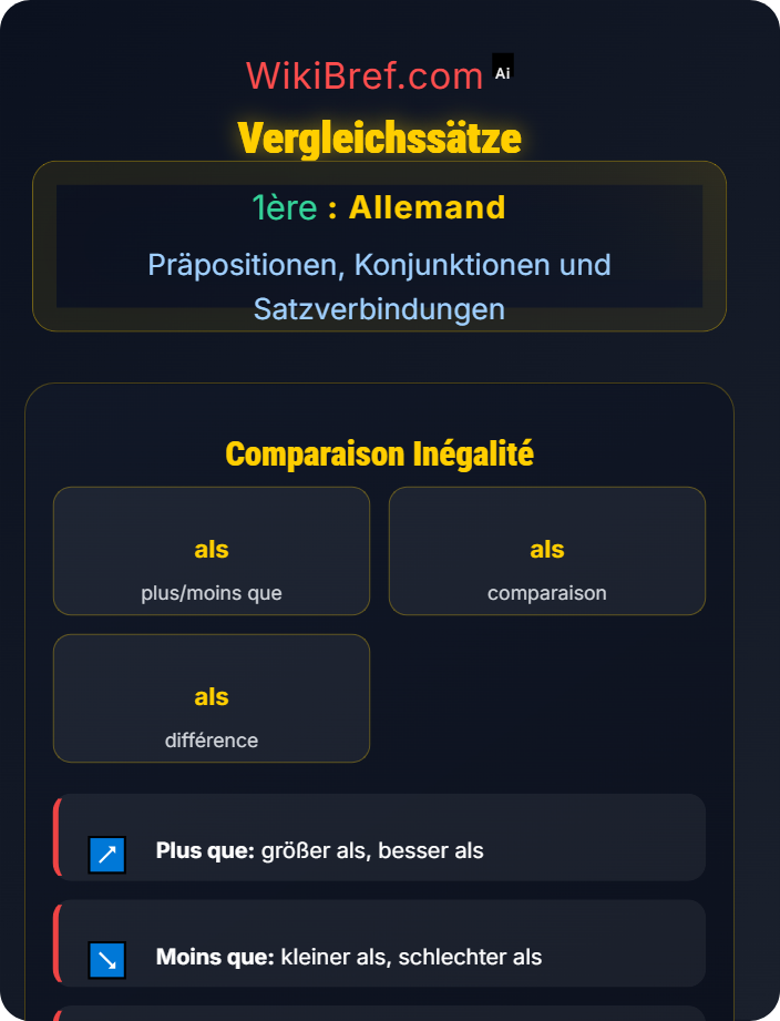 Vergleichssätze Konjunktionen und Satzverknüpfung