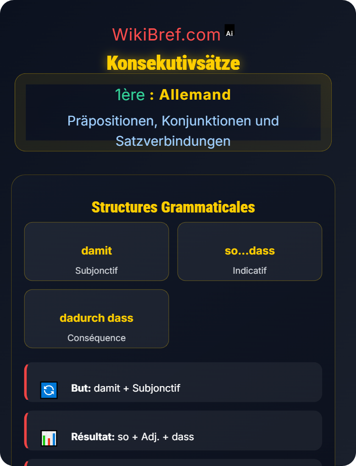 Konsekutivsätze Konjunktionen und Satzverknüpfung
