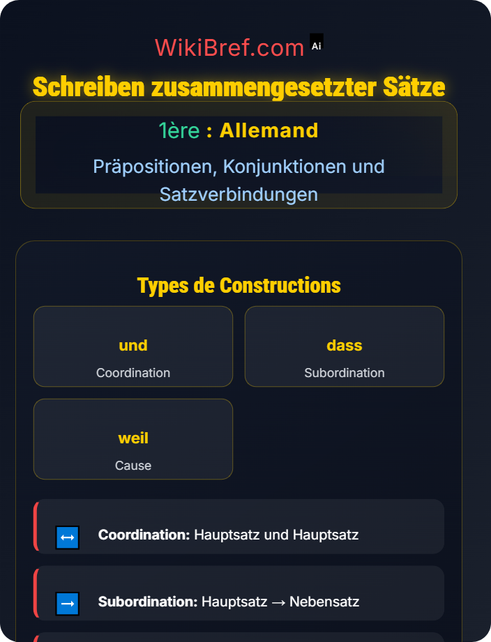 Schreiben zusammengesetzter Sätze Konjunktionen und Satzverknüpfung