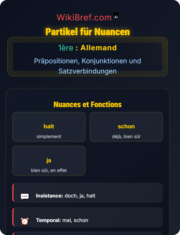 Partikel für Nuancen Adverbien und Partikel im Satz