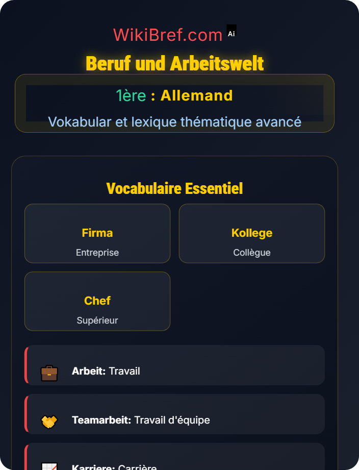 Beruf und Arbeitswelt Gesellschaft und Alltag