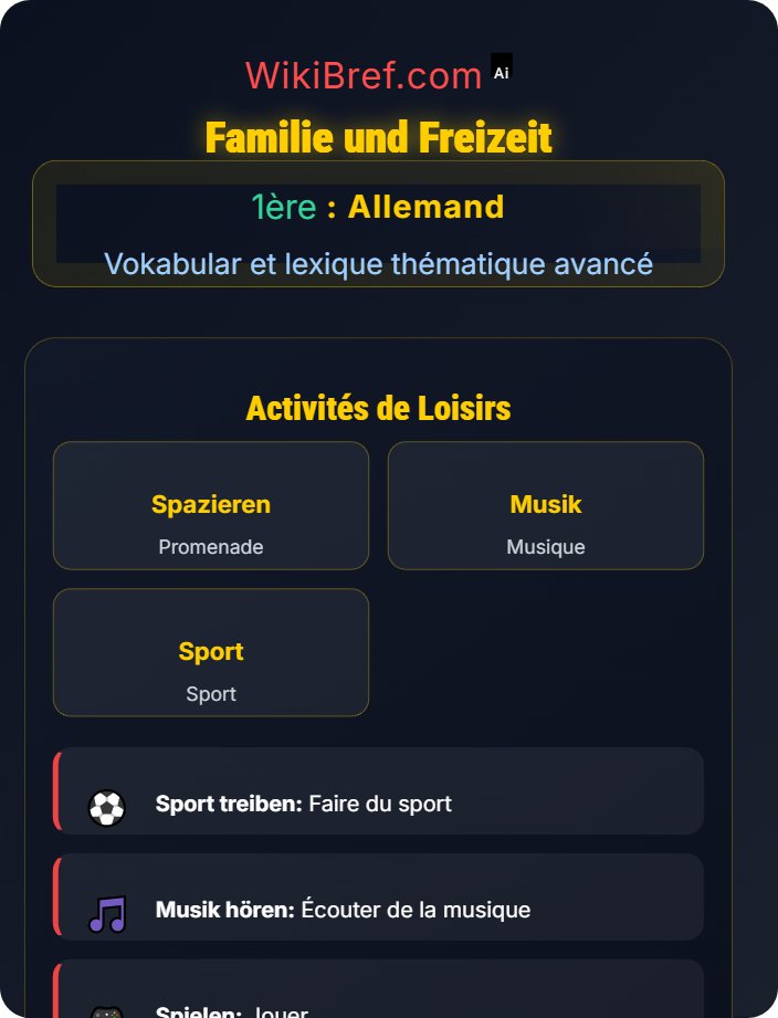 Familie und Freizeit Gesellschaft und Alltag