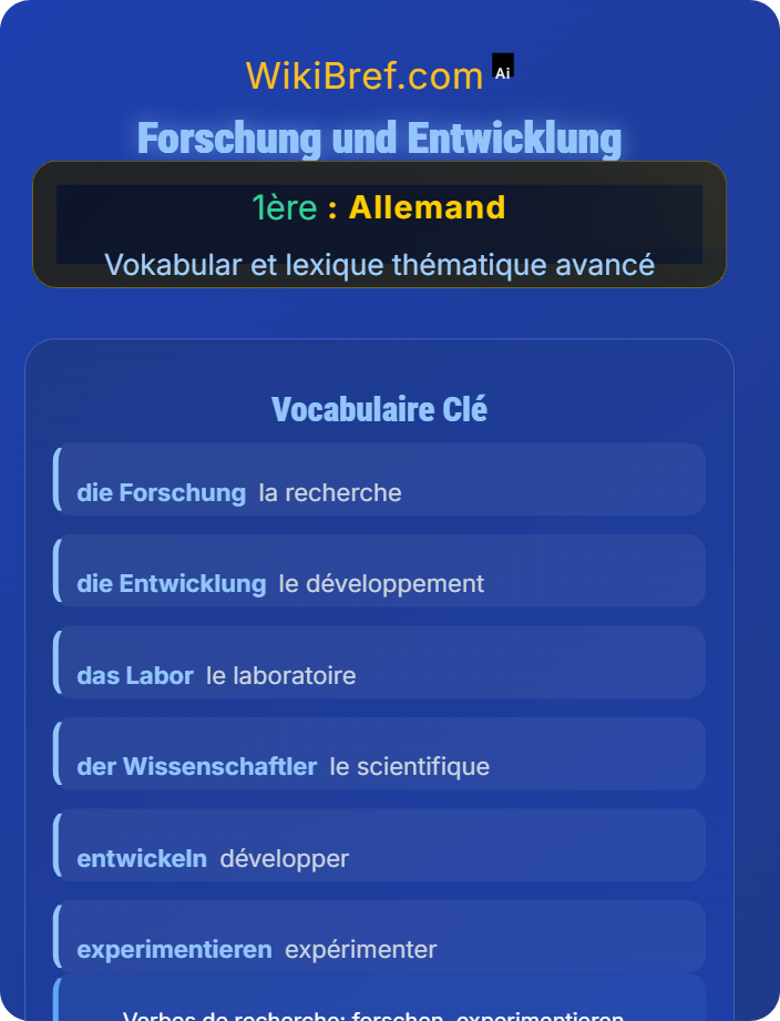 Forschung und Entwicklung Technologie und Wissenschaft