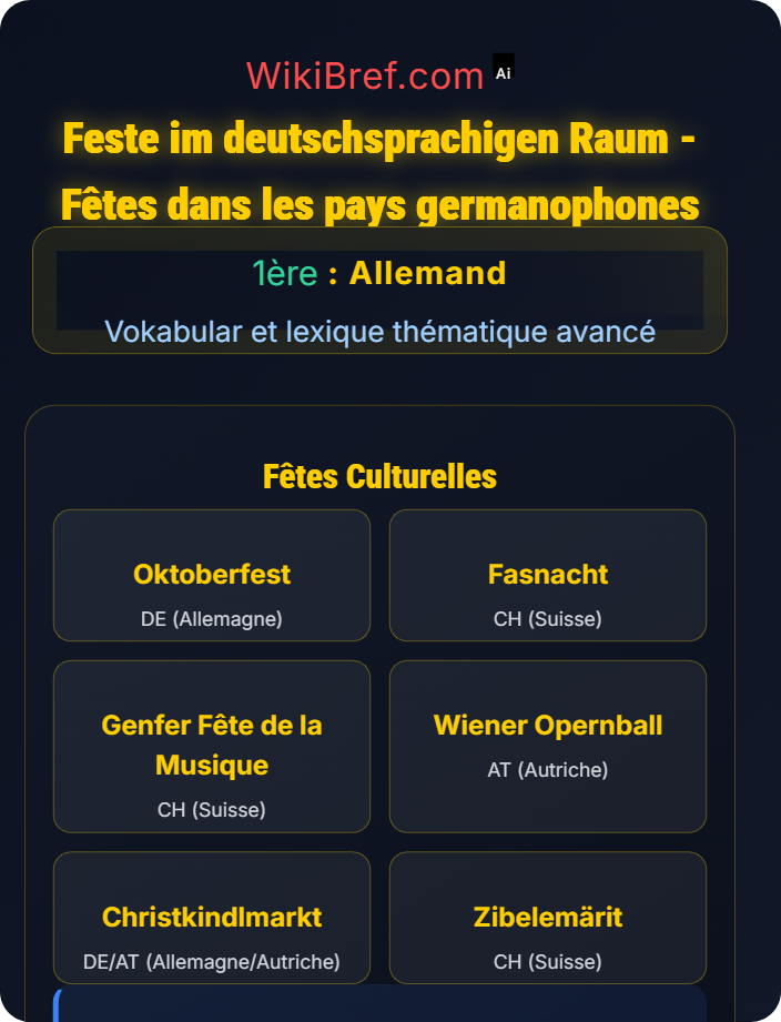 Feste im deutschsprachigen Raum Kultur und Feste