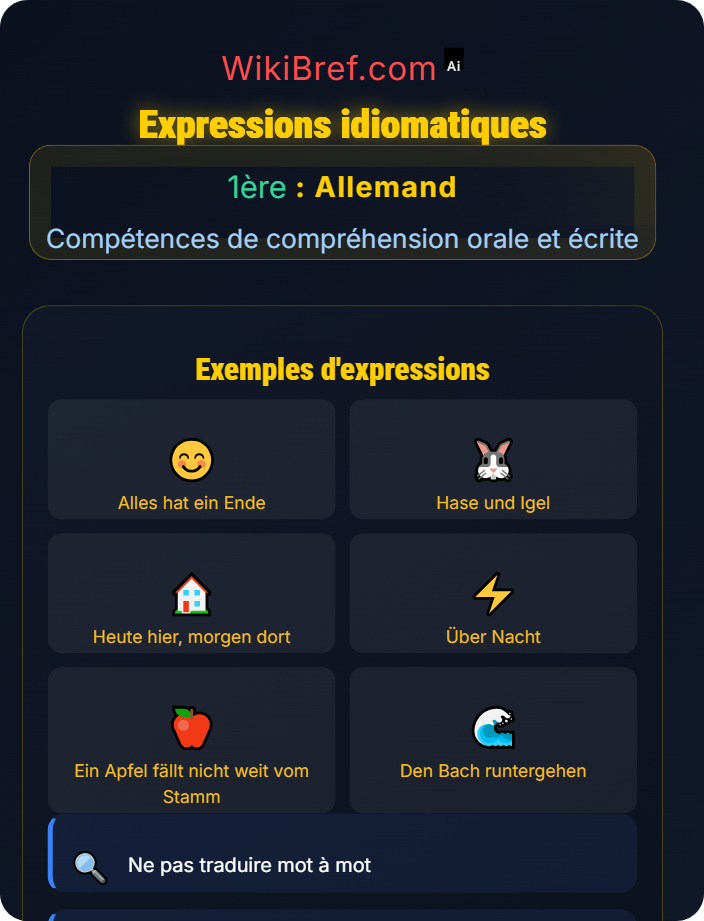 Expressions idiomatiques Vocabulaire contextuel