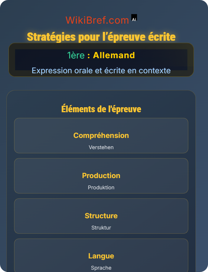 Stratégies pour l’épreuve écrite Préparation à l’épreuve du bac