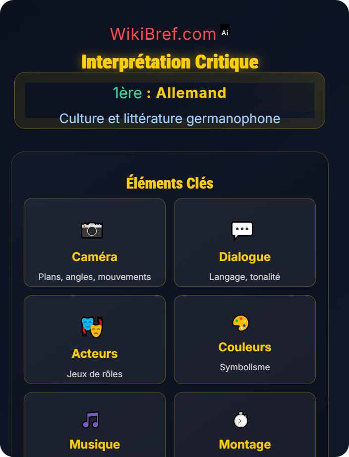 Interprétation critique Film et médias
