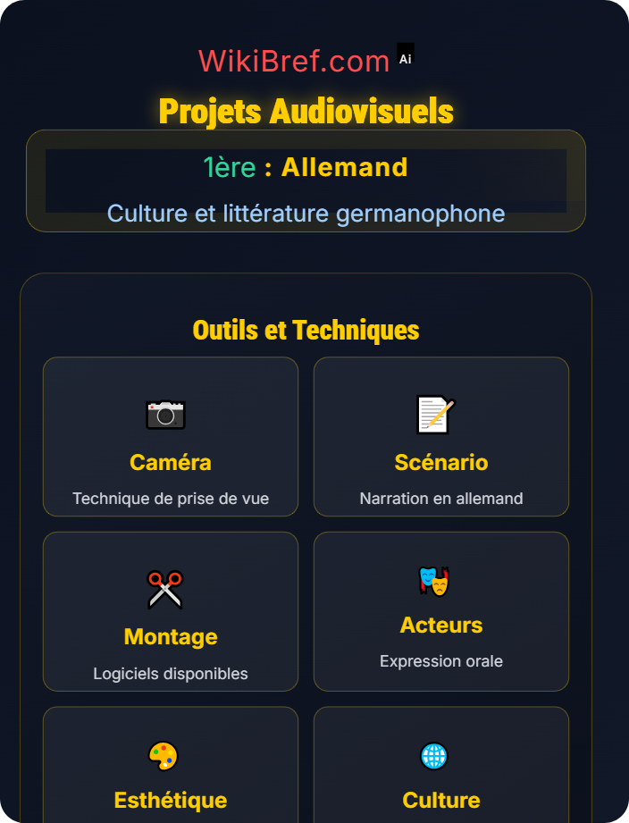 Projets audiovisuels Film et médias