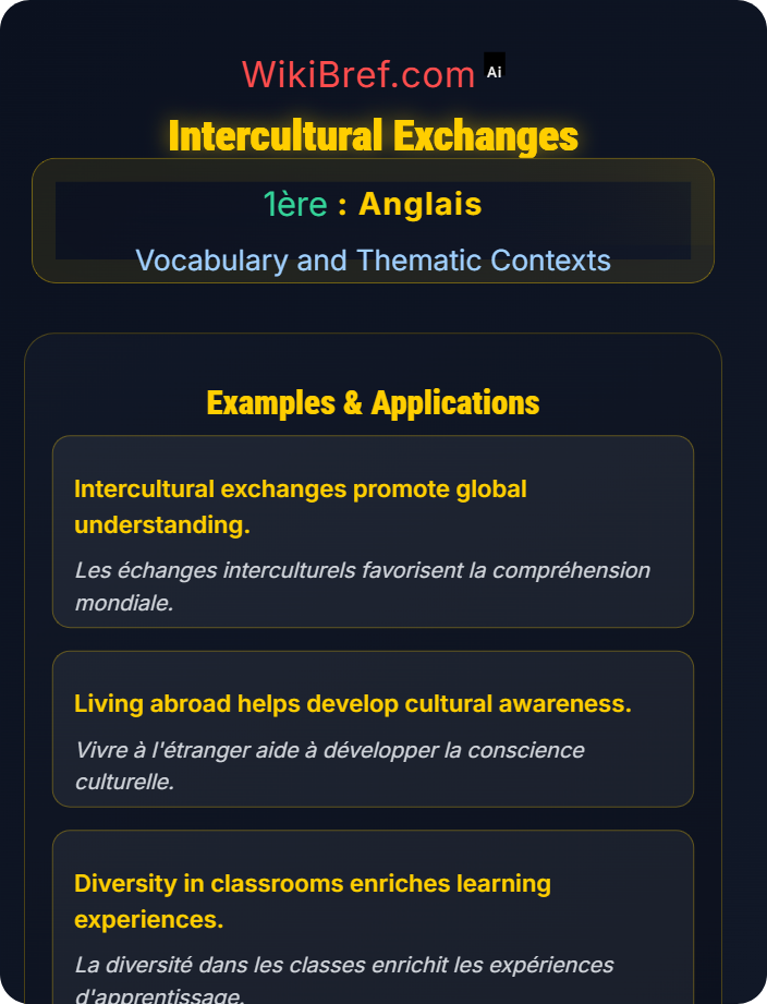 Intercultural exchanges Identities and Exchanges