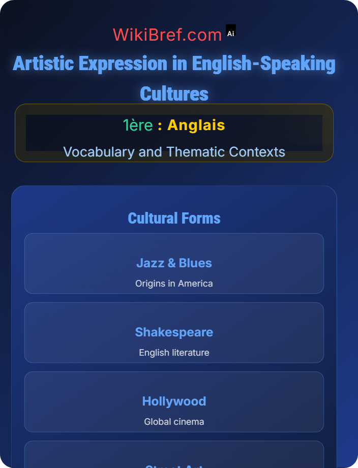Artistic expression in English-speaking cultures Art, Culture and Power