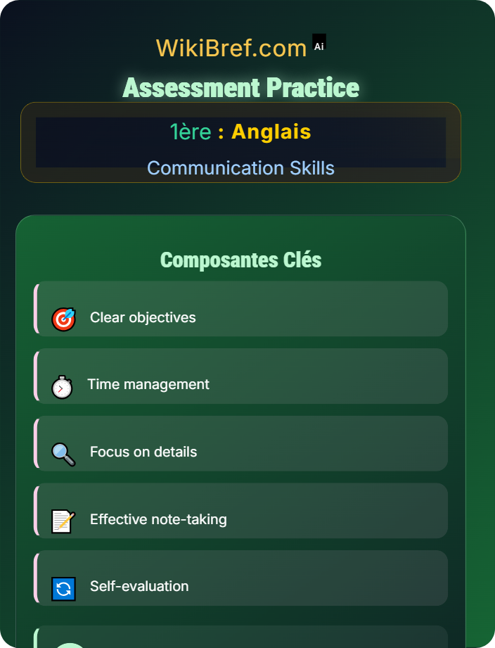 Assessment practice Listening Comprehension