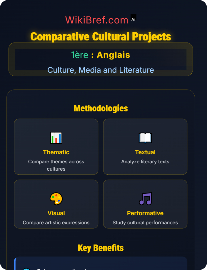 Comparative cultural projects Cultural Studies in the English-Speaking World