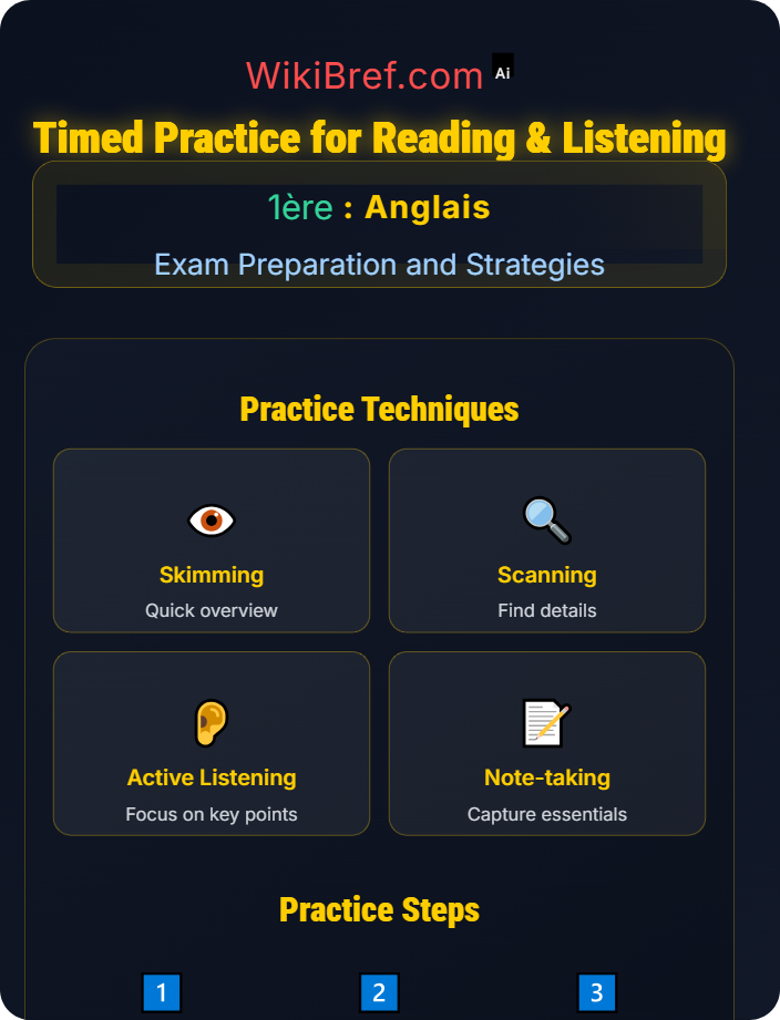 Timed practice for reading & listening Baccalauréat English Skills