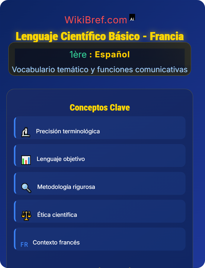 Lenguaje científico básico Ciencia, innovación y ética