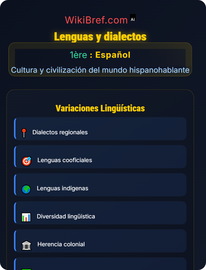 Lenguas y dialectos Geografía cultural y diversidad