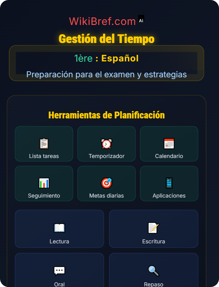 Gestión del tiempo Estrategias para el bac