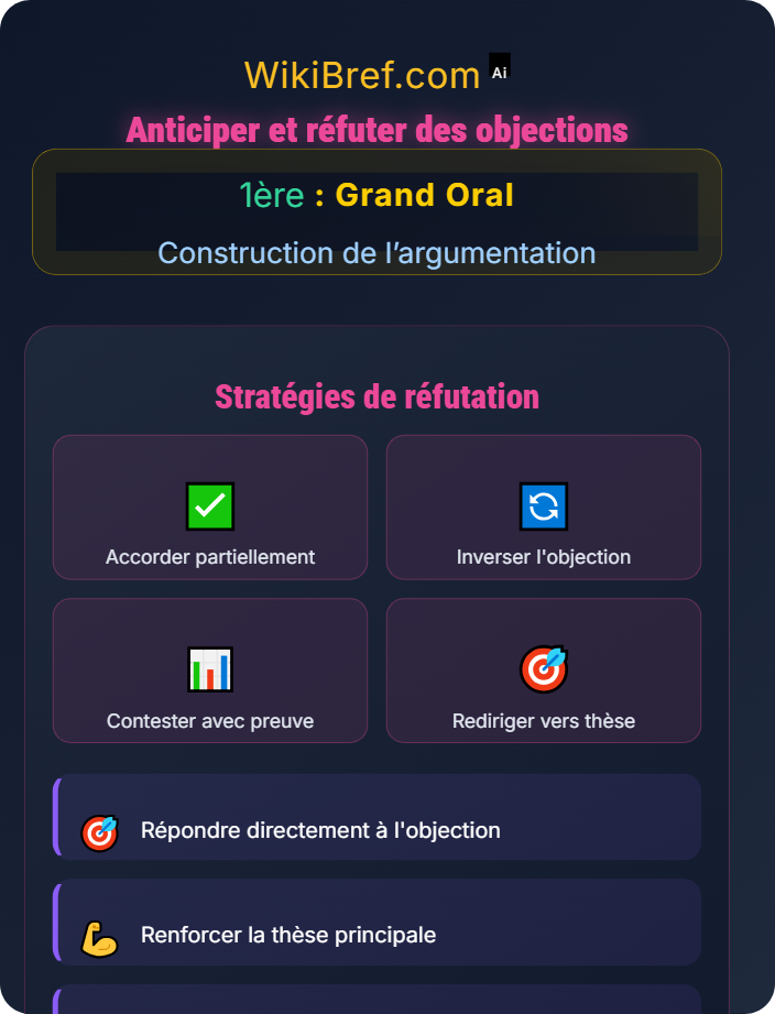Anticiper et réfuter des objections Méthodologie de l’argumentation