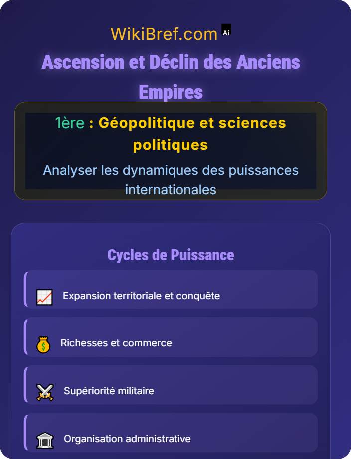 Ascension et déclin des anciens empires Histoire et mutations des grandes puissances