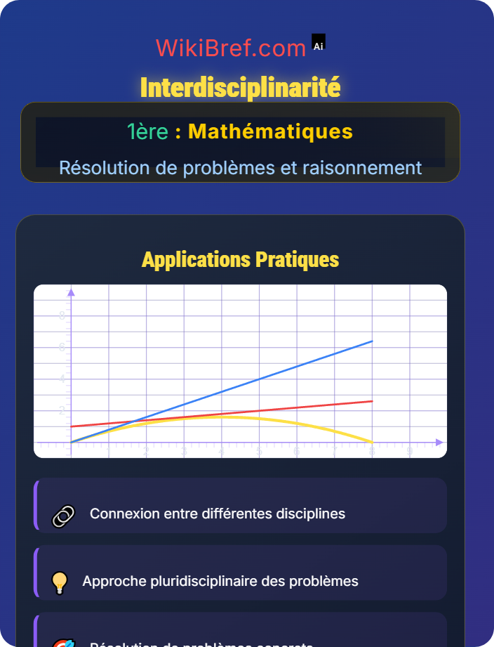 Interdisciplinarité Problèmes contextualisés